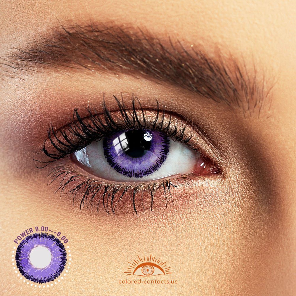 freshlook colors violet on brown eyes