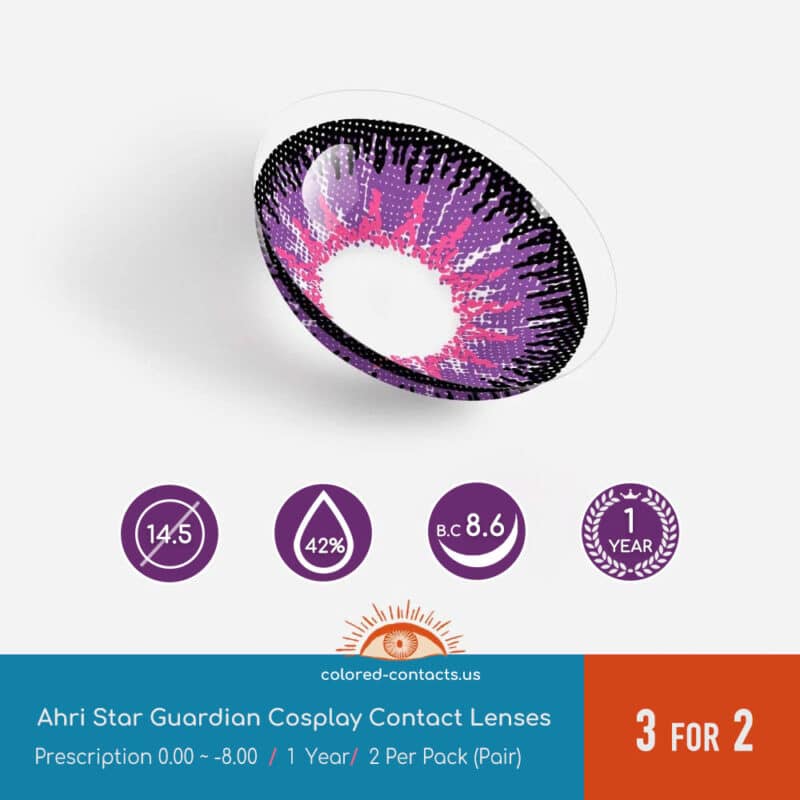 Ahri Star Guardian Cosplay Contact Lenses