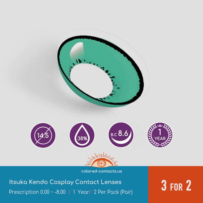 Itsuka Kendo Cosplay Contact Lenses