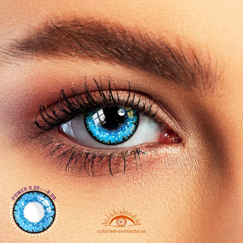 Sailor Mercury Cosplay Contact Lenses - Colored Contact Lenses | Colored Contacts Us -