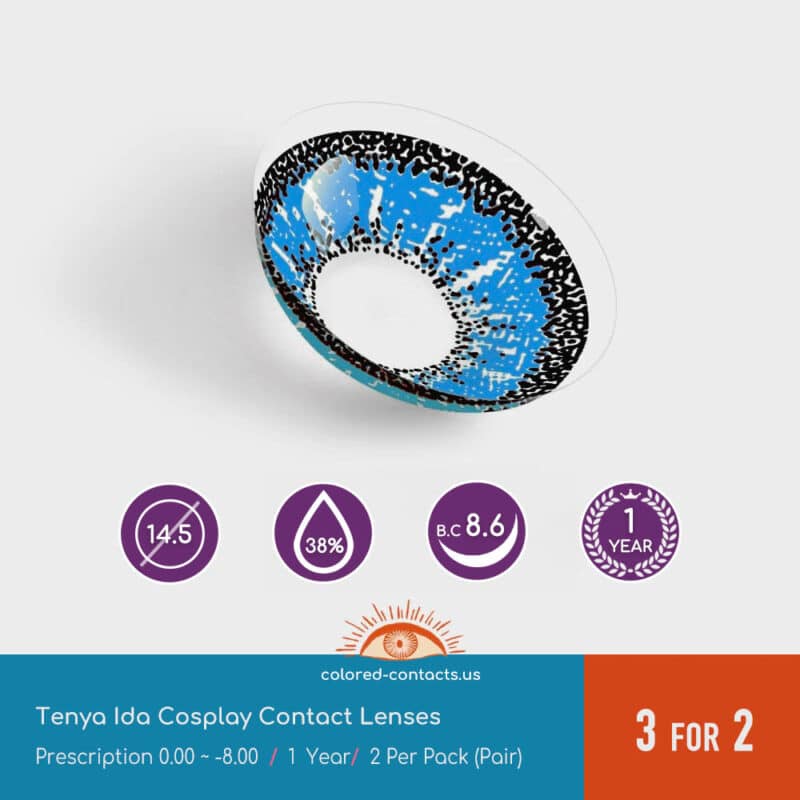 Tenya Ida Cosplay Contact Lenses
