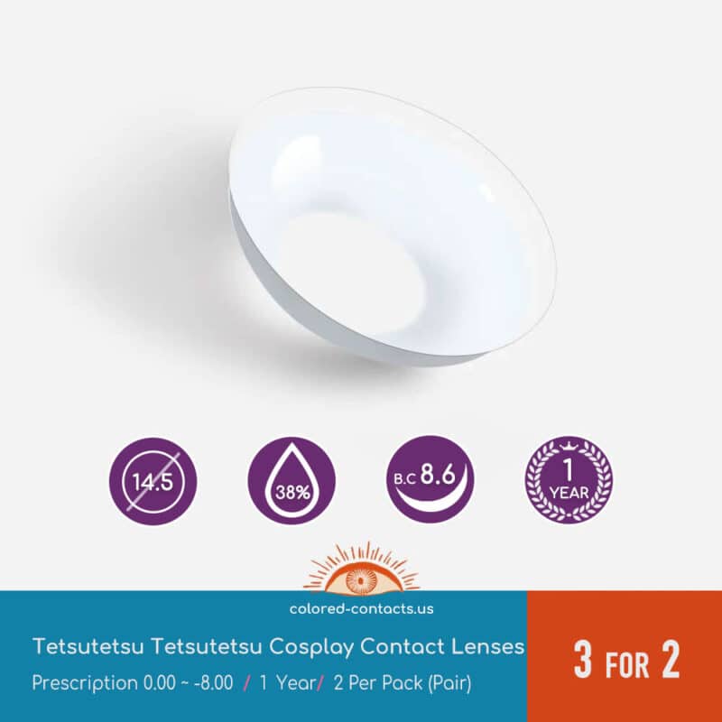 Tetsutetsu Tetsutetsu Cosplay Contact Lenses