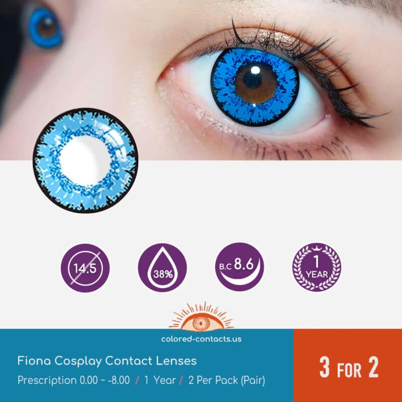 Tower Of Fantasy : Fiona Cosplay Contact Lenses