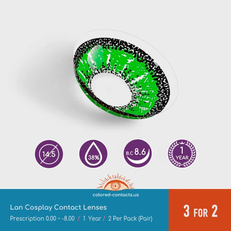 Tower Of Fantasy : Lan Cosplay Contact Lenses